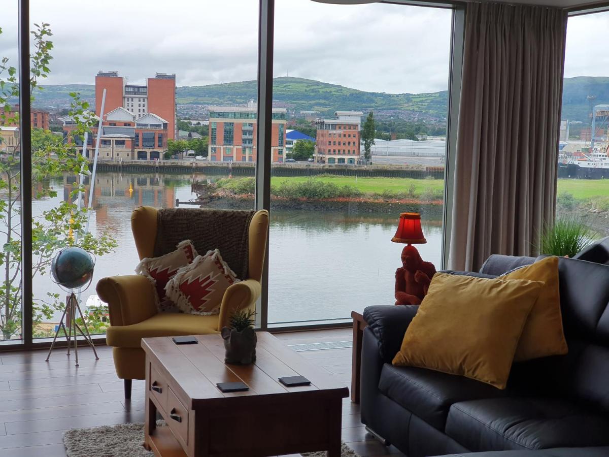 Luxury Apartment Marina Views At Titanic Quarter Belfast Exteriér fotografie